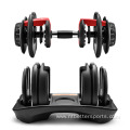 Custom weight 50kg adjustable weights lifting dumbbell set